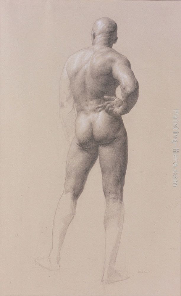 Male Figure painting - Jacob Collins Male Figure art painting
